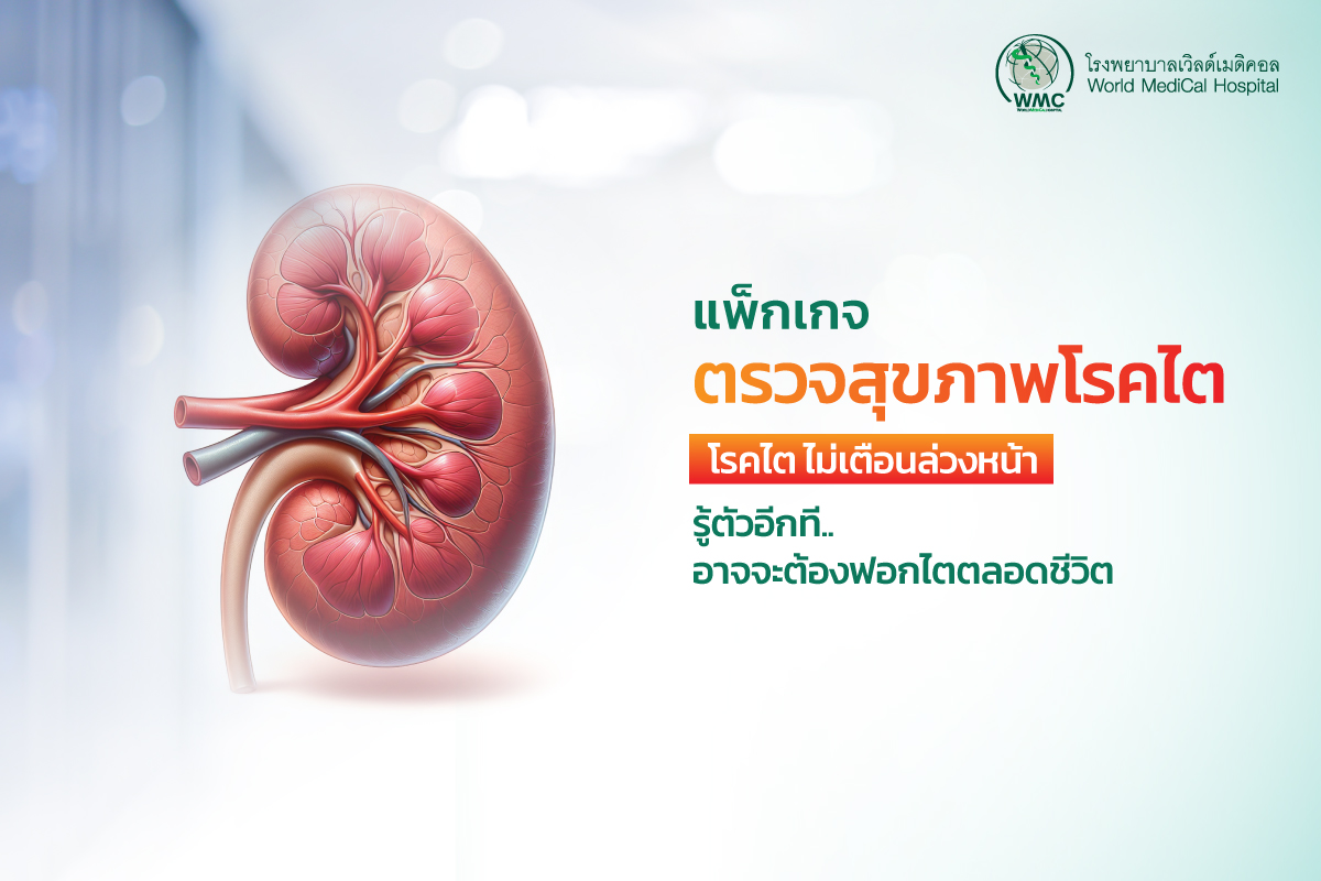 แพ็กเกจ ตรวจสุขภาพโรคไต