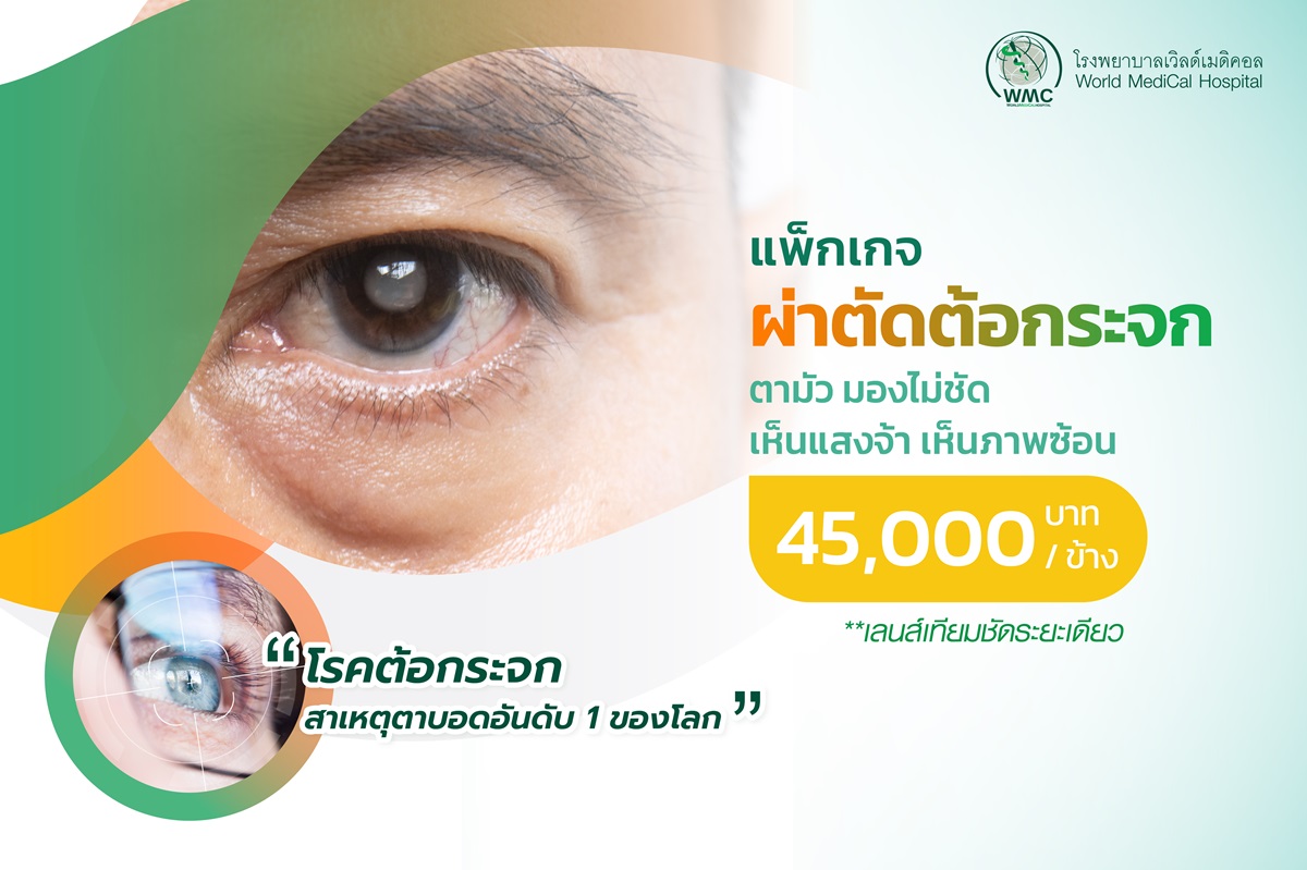 แพ็กเกจ ผ่าตัดต้อกระจก